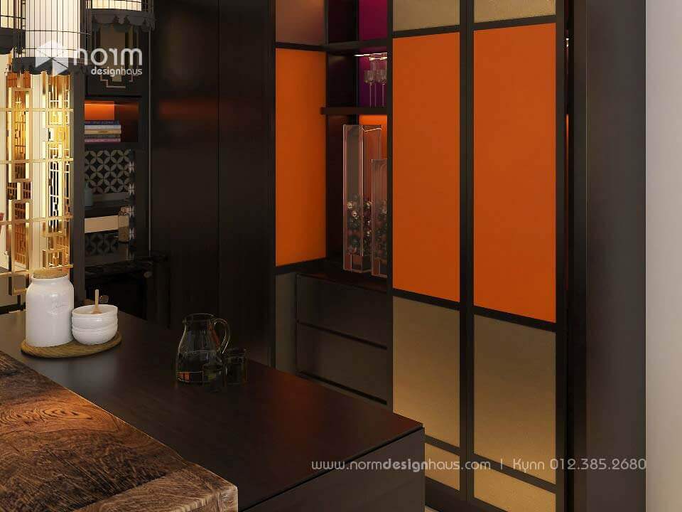 indochine kitchen cabinet design