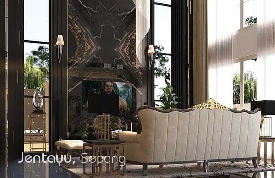 living room interior design Malaysia