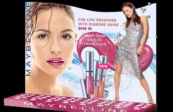 best floor stand design for loreal